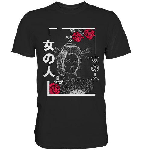 Japanese geisha shirt - t-shirt, |