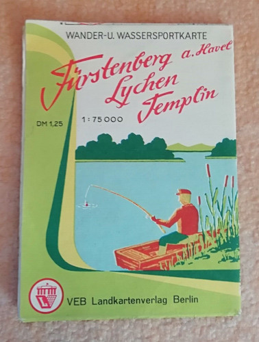 Alte ddr wanderkarte - wanderkarte, 1963