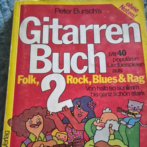 Gitarren buch songbook - buch, 2