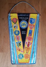 DDR Fußball Wimpel Oberliga 1977/1978 Dynamo Dresden BFC Union Berlin Wismut Aue