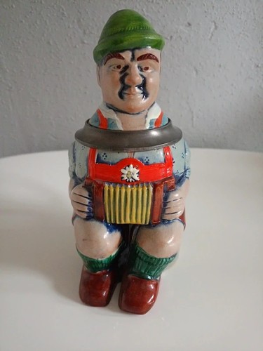 Bierkrug krug zinndeckel - bierkrug,