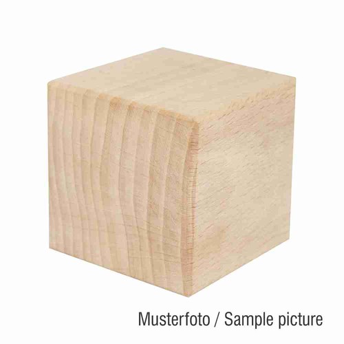 Holzwürfel quadratisch aus
