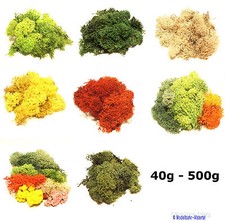 Jordan Modellbau: Islandmoos, 40 - 500 g, verschiedene Farben (JO 62 ff.) - NEU