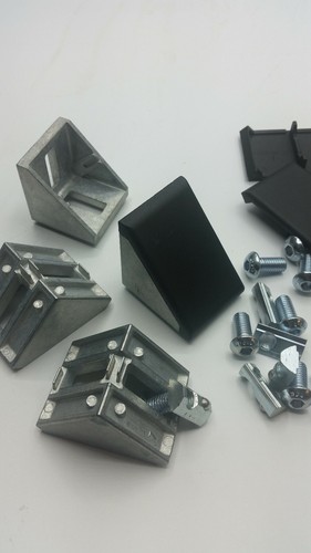 Stück winkel 40x40 nut - nut, 8