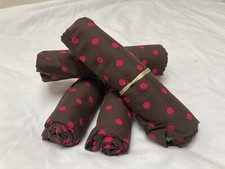 Stoffrest 💖 braun pink 💖