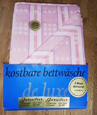 Mako Damast Bettwäsche 10-teilig Aussteuer mercerisiert Damastbettwäsche vintage