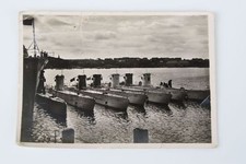 Ansichtskarte Kiel Marine Unterseeboote am Wohnschiff