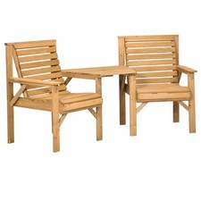 Bistro-Set 3-teilig aus Holz