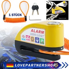 Motorrad-Scheibenschloss Alarm