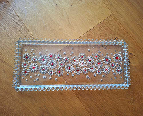 Walther glas blümchen rot - glas,