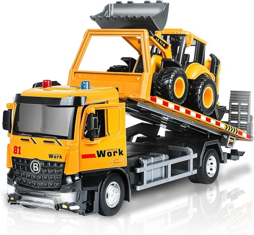 Metallischer abschleppwagen - metallischer,
