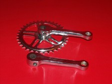 Fahrrad Kurbelgarnitur Kettenblatt 36 Zähne Kinderrad Minirad Kurbel kurz NOS