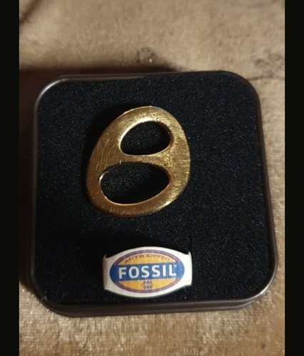 Fossil ring 56 edelstahl - ring,, gr