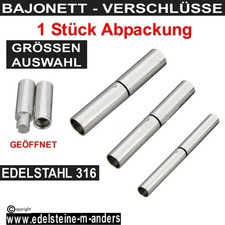 Bajonettverschluß schmuck - bajonettverschluß,