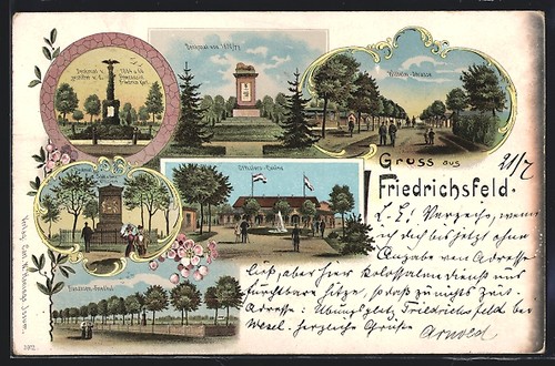 Lithographie friedrichsfeld - lithographie, /