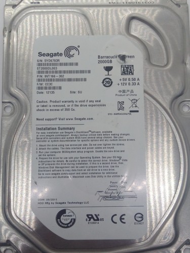 Seagate st2000dl003 hdd sata - seagate,