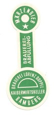 Etikett Brauerei Lorenz Doppel