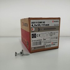 Würth ASSY 4 CSMP HO Kopflochgebohrte Senkfrästaschenkopf 4.5X35/21 500 Stk.