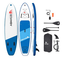ABAHUB Aufblasbares Stand Up Paddle Board SUP Board Set 320x78x15cm PVC