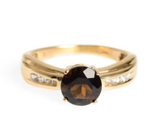 Ring 9 Karat massiv Gold