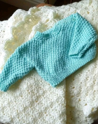 Handgestrickter baby pullover - baby,