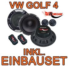 VW GOLF IV 4 Lautsprecher KFZ PKW Auto Einbauset Boxen Renegade Frontsystem Set