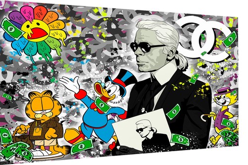 Leinwand bilder karl lagerfeld - leinwand,
