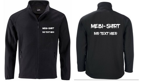 Softshelljacke mit aufdruck - softshelljacke,