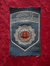 UNIFORM-AUFNÄHER VOLKSPOLIZEI ABSCHNITTSBEVOLLMÄCHTIGTER (DDR)