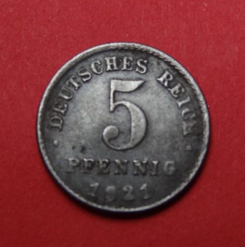 Deutsches reich pfennig - deutsches, 5