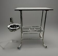 Rauchertisch Stahlrohr Beistelltisch Art Deco Bauhaus schwenkbar