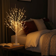 Birke Baum Lampe Deko LED