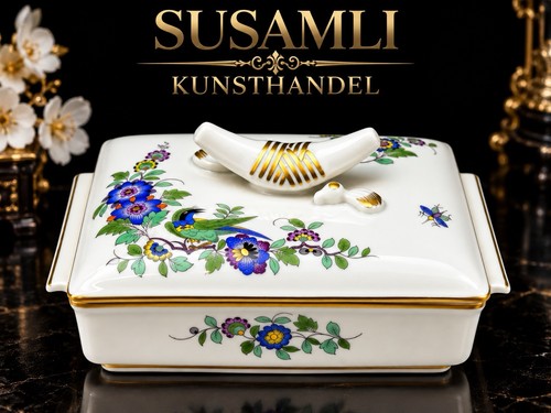 Meissen deckeldose vogel - meissen, ,