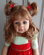 Künstlerpuppe "Gina" Monika Levenig, Vollvinyl, Lim. 350. Komplett 