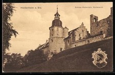 Heidenheim a. Brz., Schloss Hellenstein, Nordansicht, Ansichtskarte 