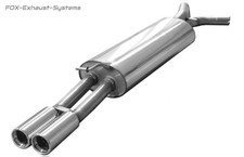  Sportauspuff VW Bora 1J inkl. Variant 2x76 rund mit Abs.