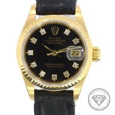 Rolex Lady Datejust 26mm 750er Gold Ref 69178 Diamant Automatik Uhr LC100 xxyy