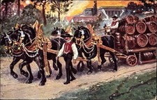 Künstler Ak Münchner Oktoberfest, Bayrische Tracht, Festzug - 10611442