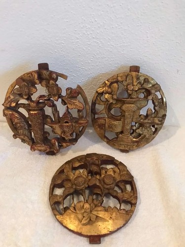Alte chinesische holzrelief - 3,