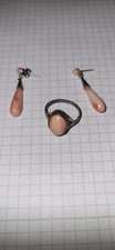 Korallenschmuck Set vintage Ring und Ohrringe angel skin coral Teil 2/3