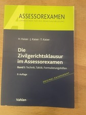 Die Zivilgerichtsklausur im
