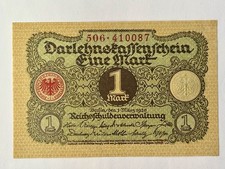 Dahrlehenskassenschein, 1920, 1 Mark, Notgeld, Inflationsgeld, Deutsches Reich