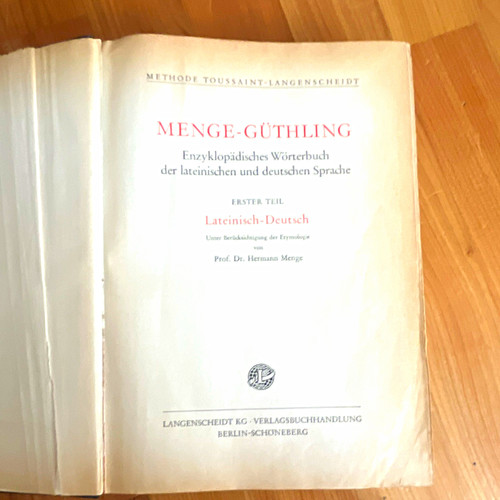 Langenscheidt menge güthling - langenscheidt, menge-güthling