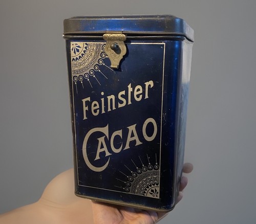 Antik blechdose alt 1900 - antik, cacao
