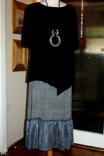 ESCALADYA Rock Rüschen-Rock EG XL Gummizug Lagenlook