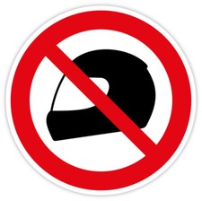 Aufkleber Verbotszeichen