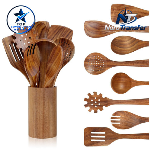 Kochlöffel set stück holz - kochlöffel, 9