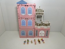 Polly Pocket BlueBird Dream Builders Deluxe Stapelvilla Haus 1999 Figuren