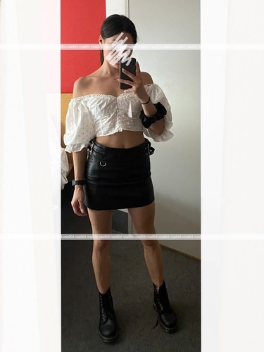 Zara oberteil mit - /,