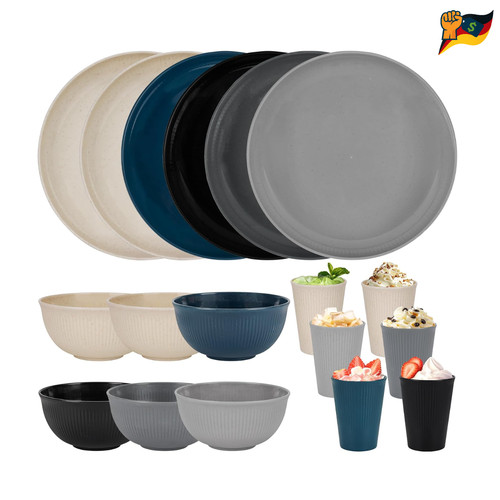 Kunststoff geschirr set - kunststoff,